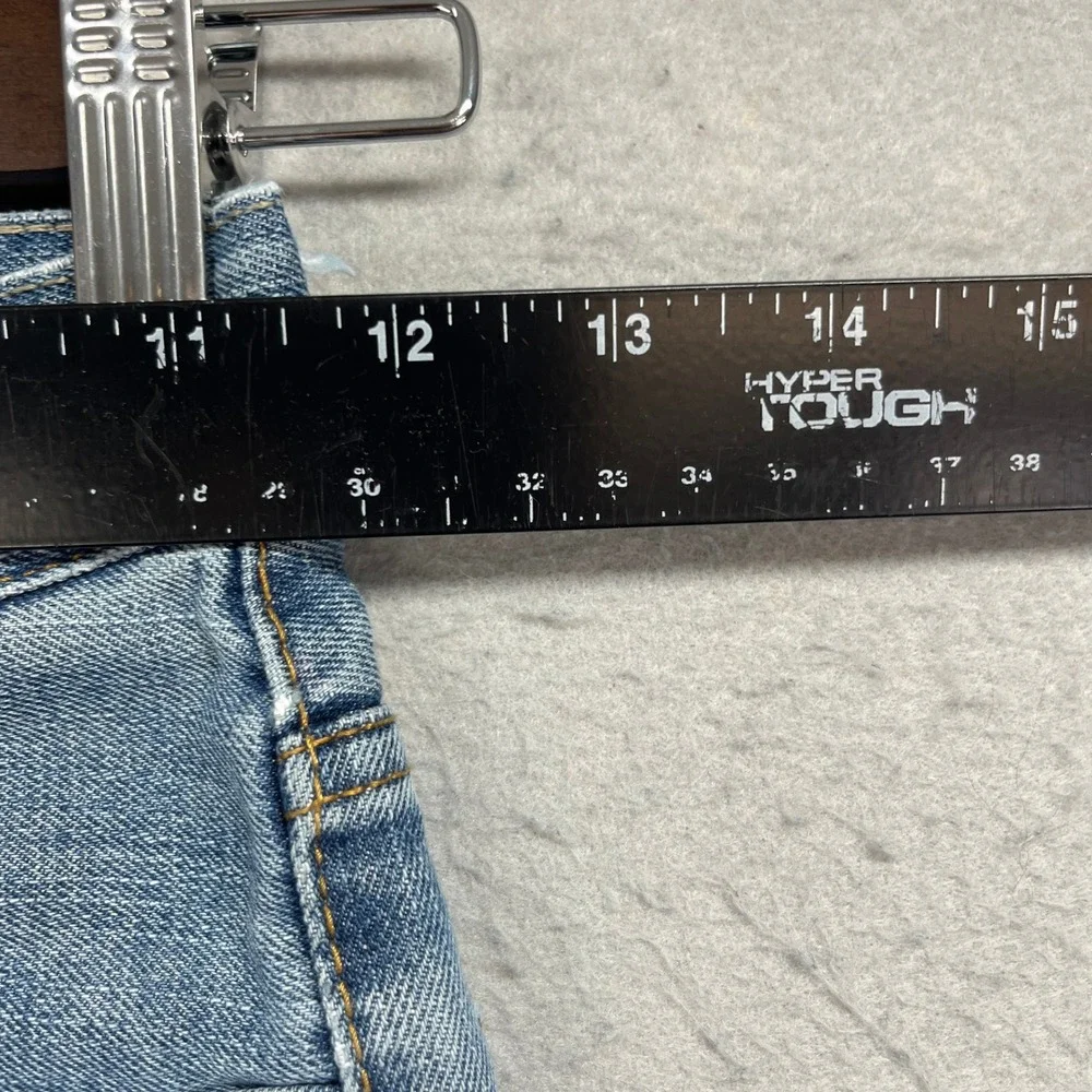 Levis Jeans Boys 8 Slim 505 Regular Light Blue Denim Pants Adjustable Waist Kids